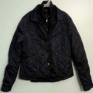 Women’s Small Navy Blue Quilted Coat Jacket
